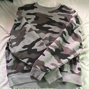 Pink Victoria Secret Camo Oversized sweatshirt